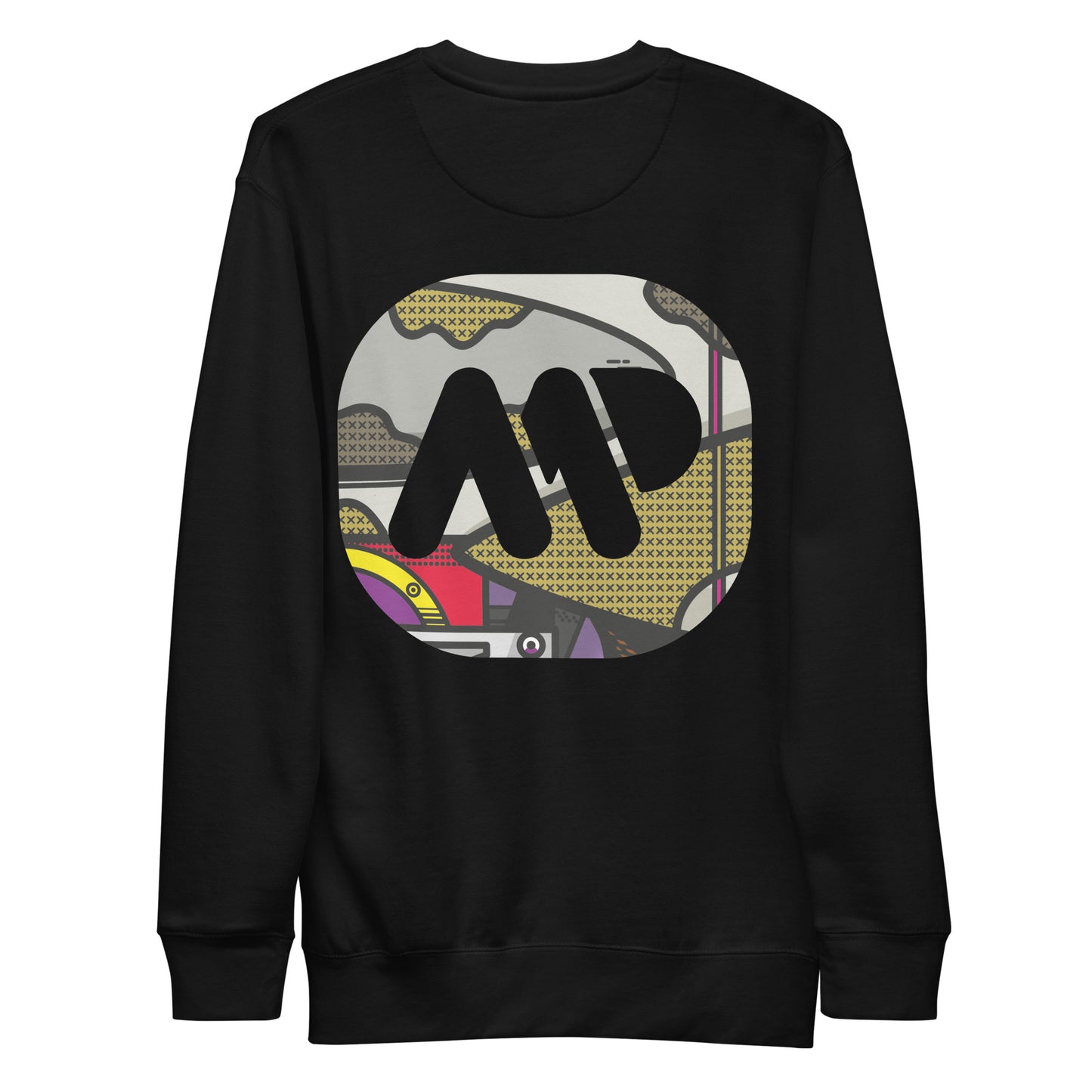 Sudadera con estampado de logotipo AMP (regular)